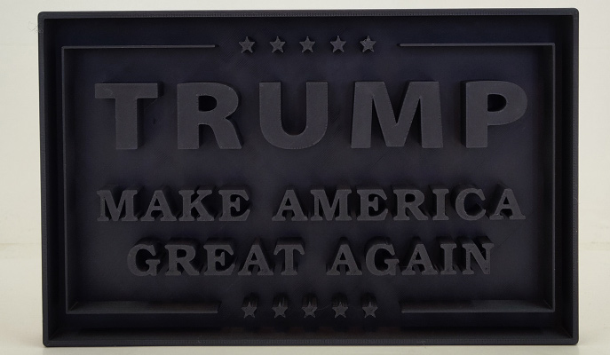 MAGA Trump Plaque