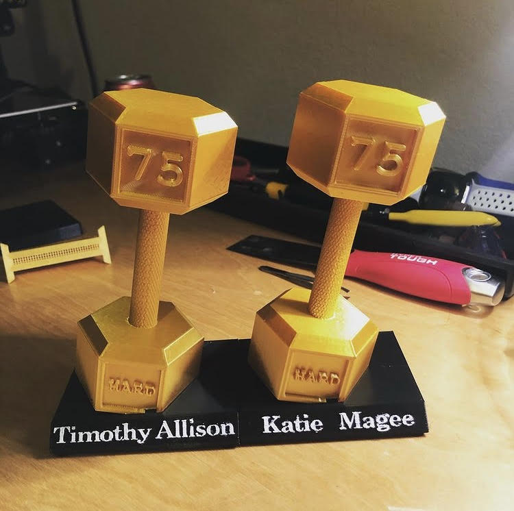 Weightlifting Trophy (75 Hard)