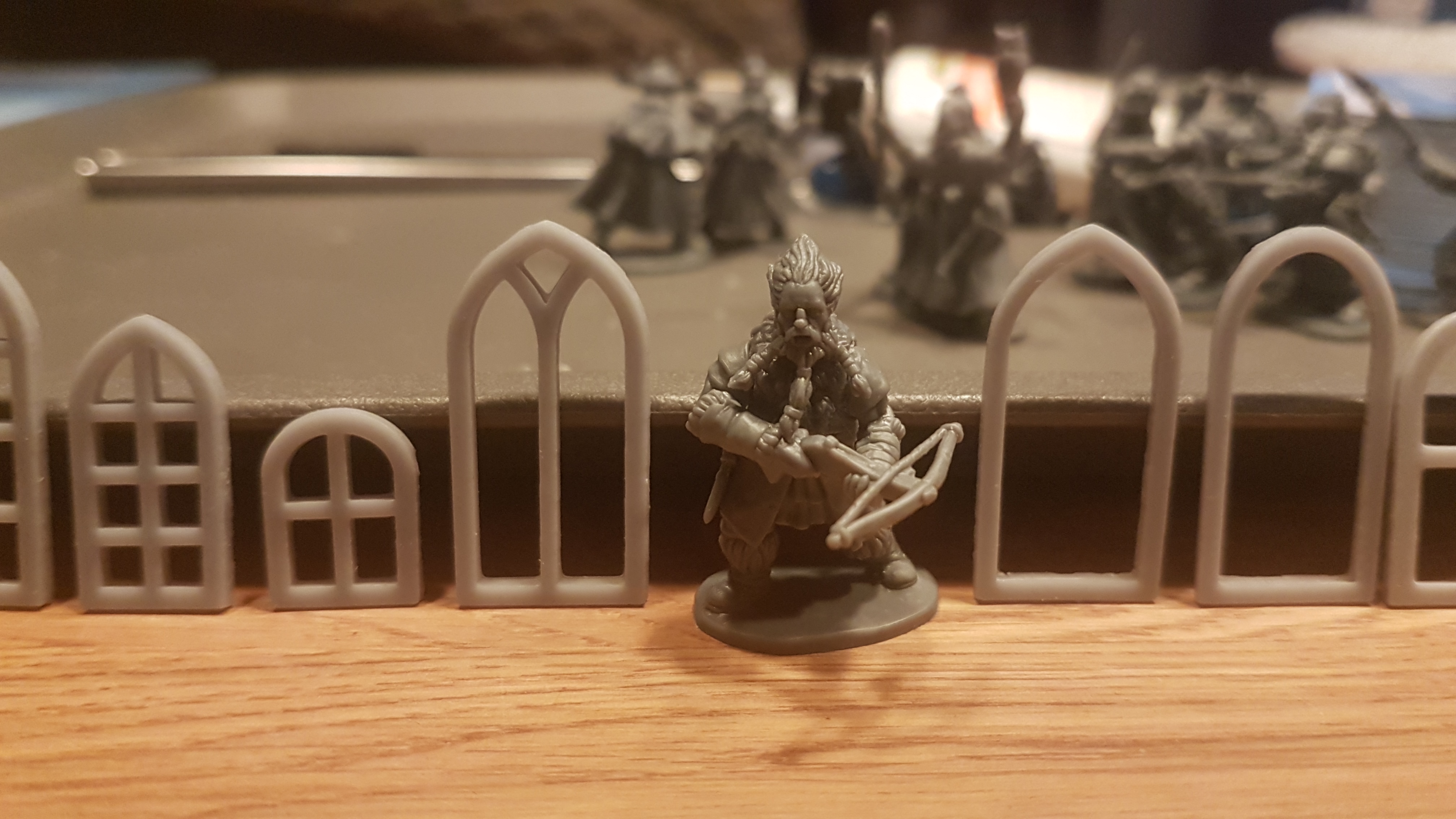 Medieval & Gothic Style Windows 28mm Scale for Foam Buildings
