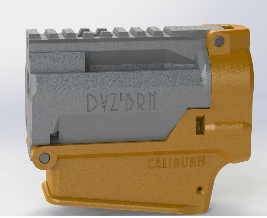 DvZ'BRN Pin Takedown Caliburn Receiver