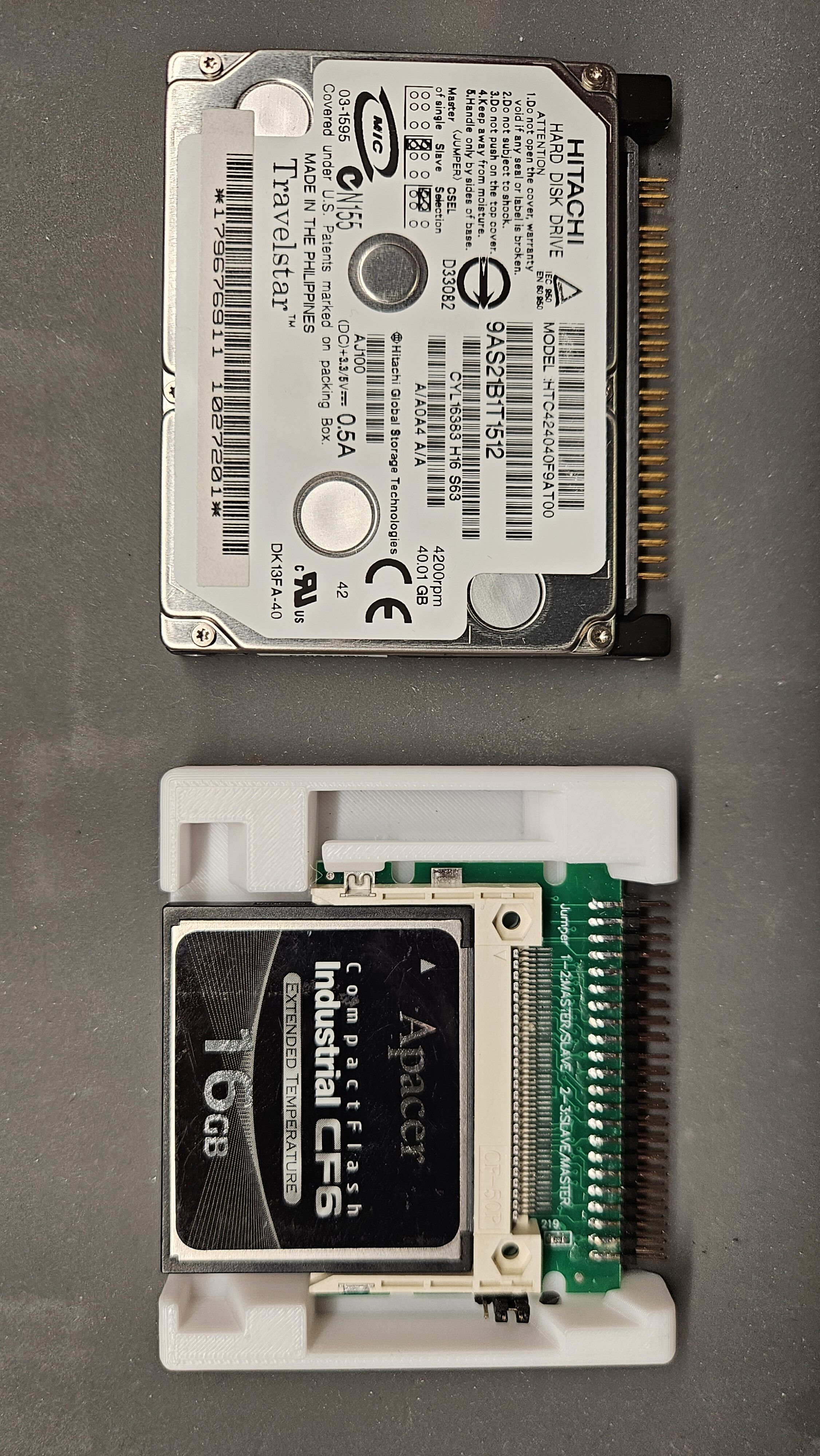 1.8" 44pin IDE to Compact Flash Adapter CF