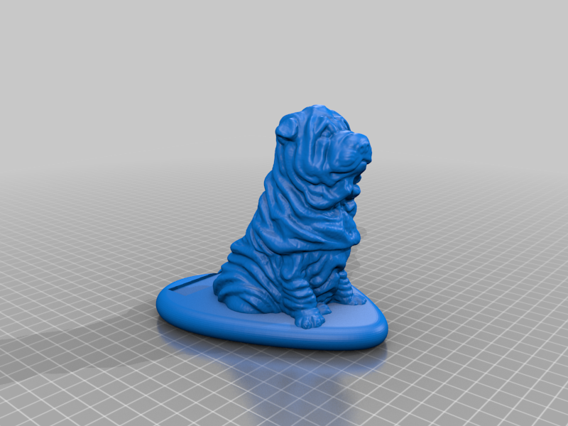 Shar Pei Phone holder