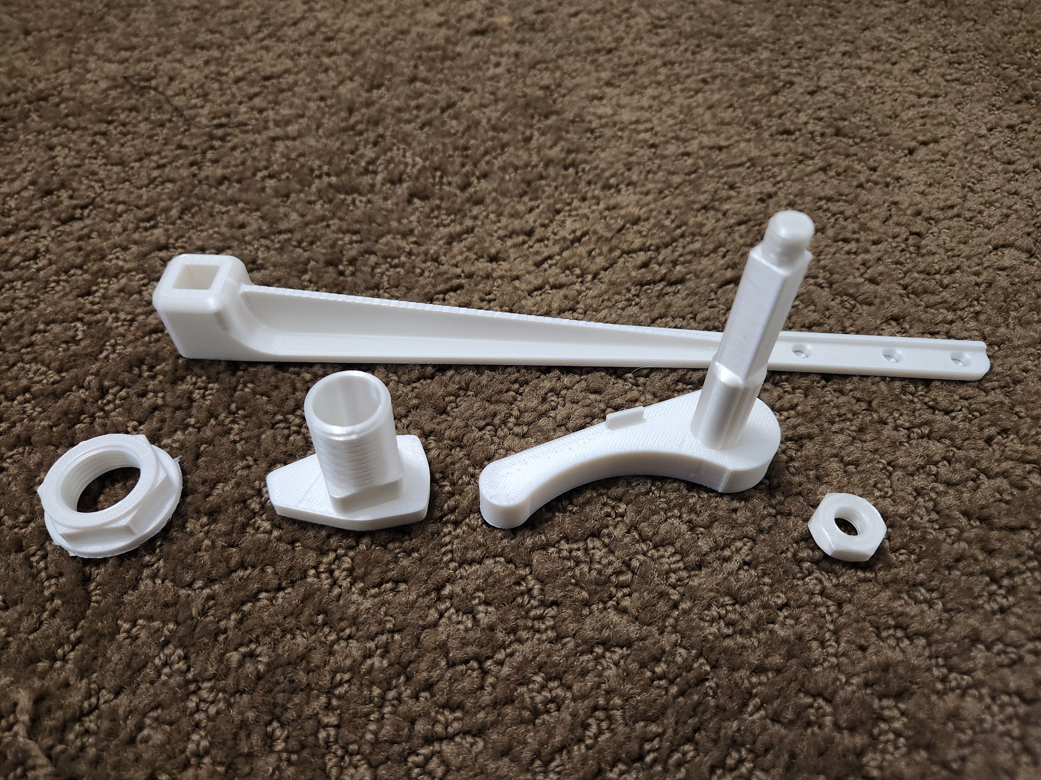 Toilet Handle and Toilet Arm Complete Replacement