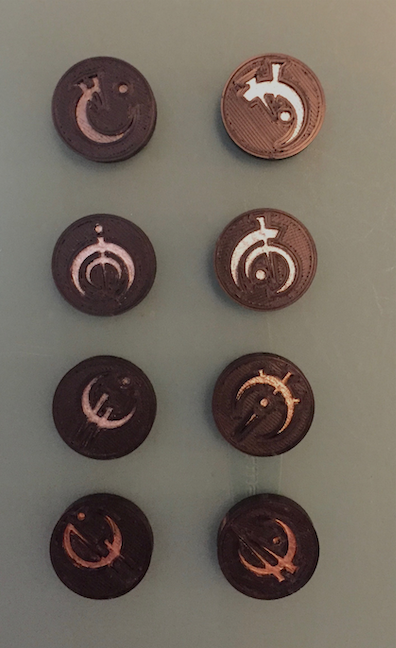 Mistborn Allomantic Symbol Magnets