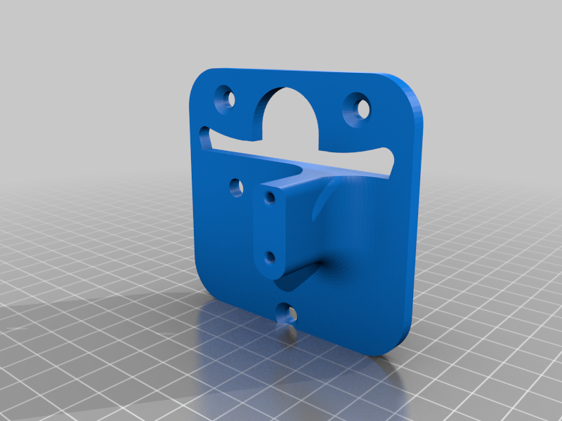 Drilling Jig for Mounting BIQU H2, H2O on Creality extruder carriage (CR10, Ender 3)