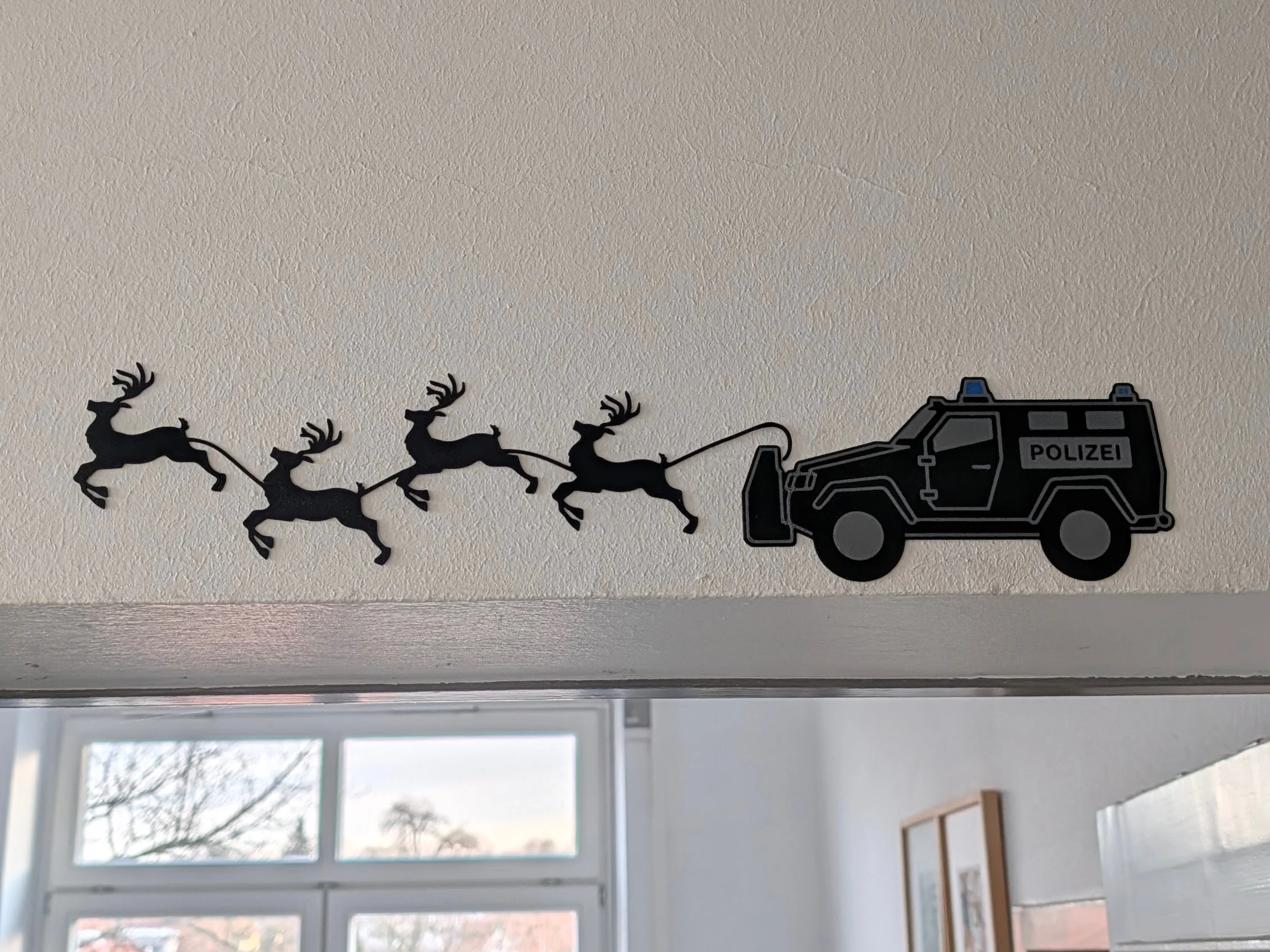 Policetruck Reindeer Slide