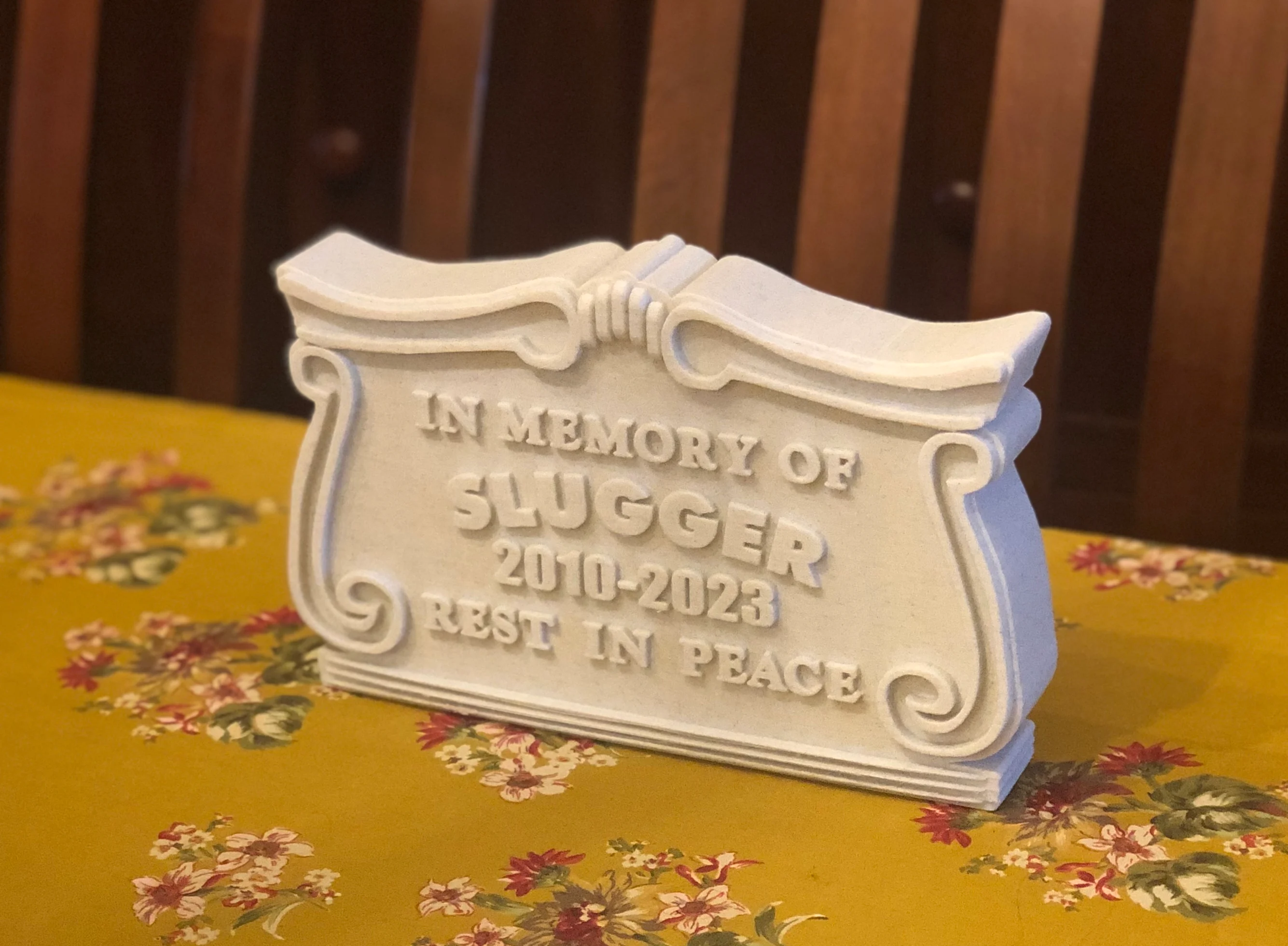 Pet Memorial Stone Plaque Grave Marker