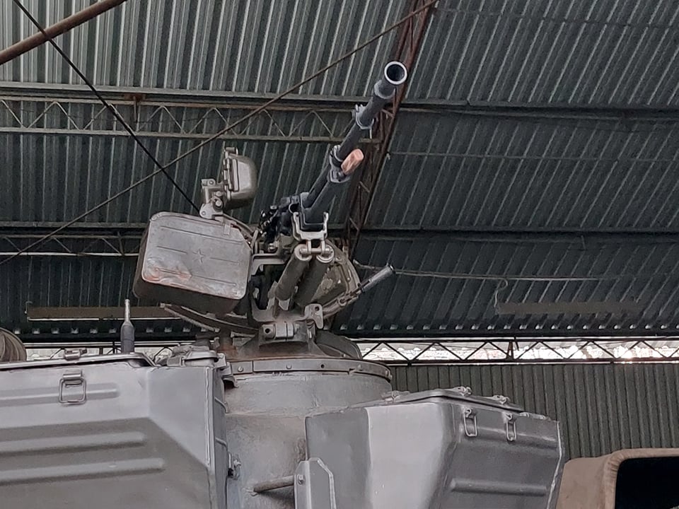 Prop/Airsoft NSV machine gun.