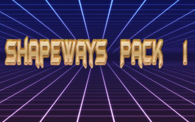 Shapeways   Pack 1