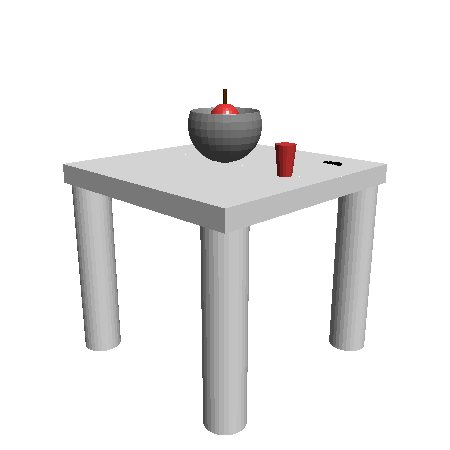 mesa decorada