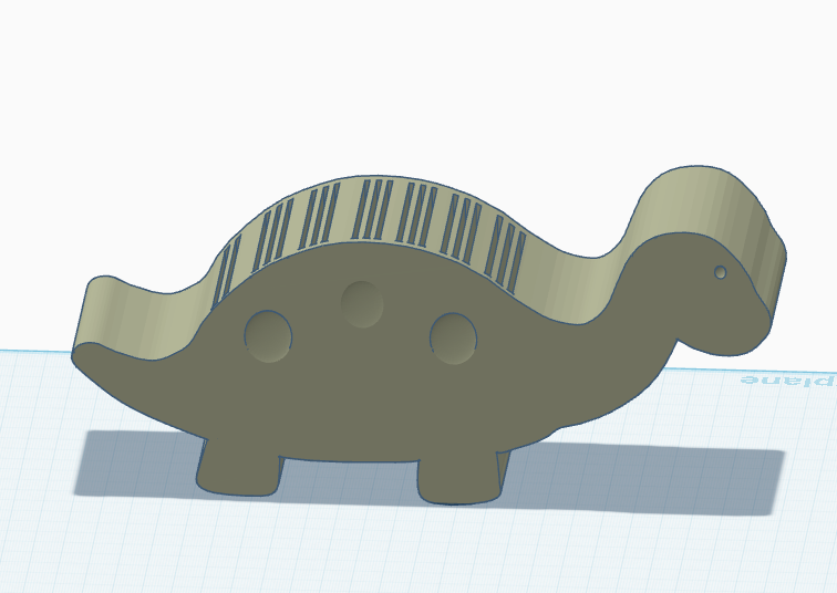 Stegosaurus Yoto Card Holder