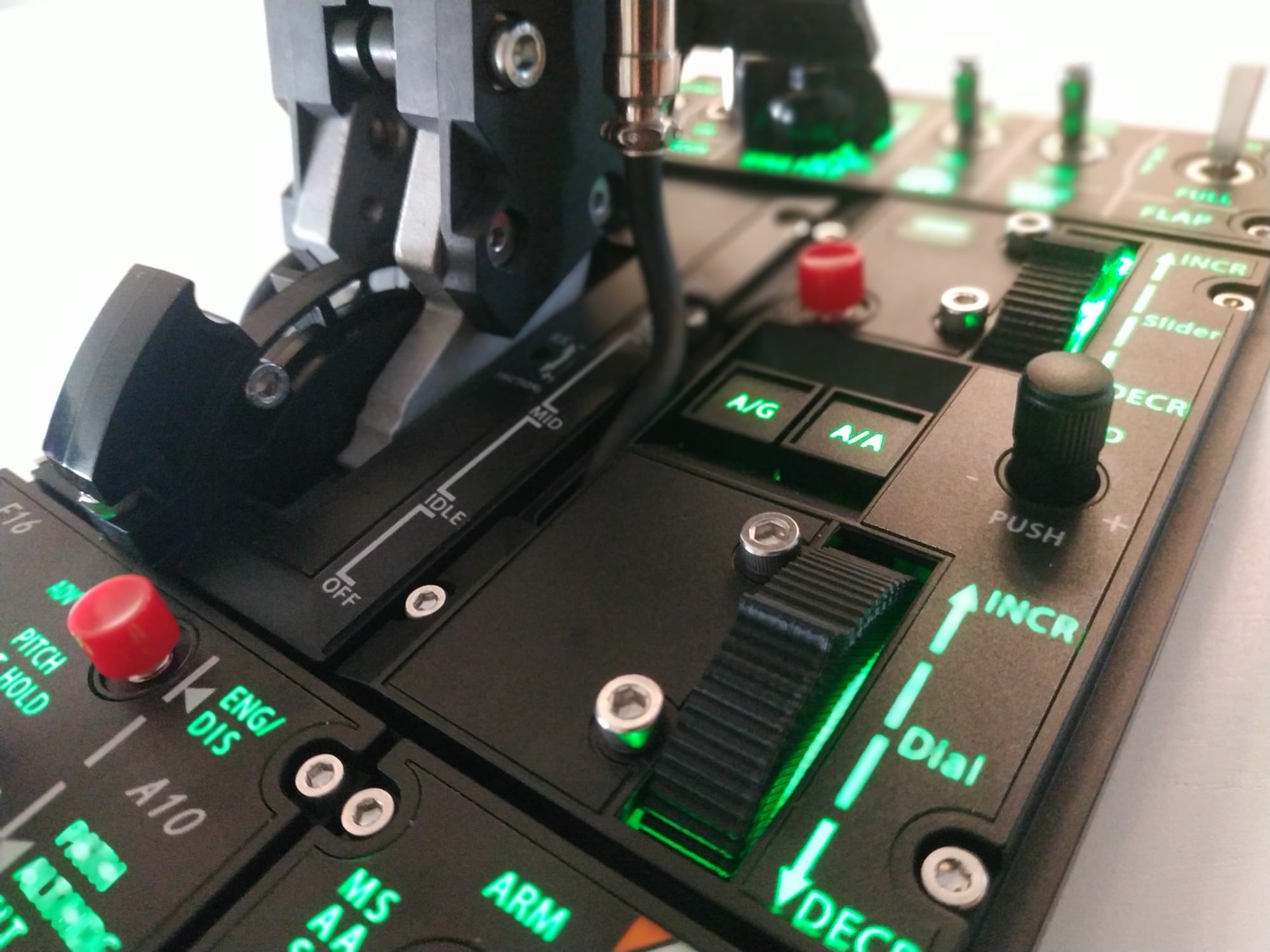 Winwing Orion 2 Throttle Sliders Mod