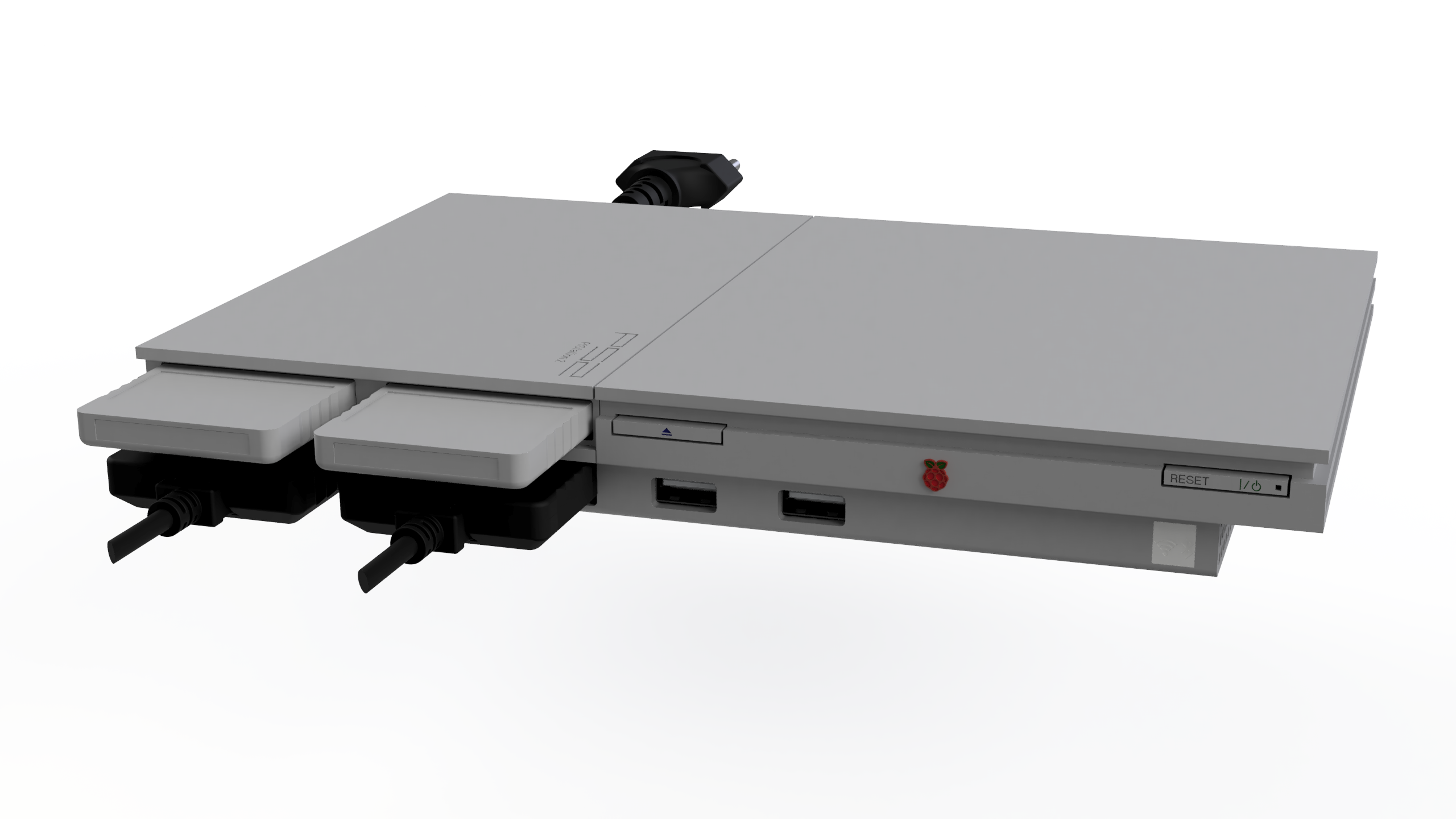 PiStation 2 Slim (Playstation 2 Case)