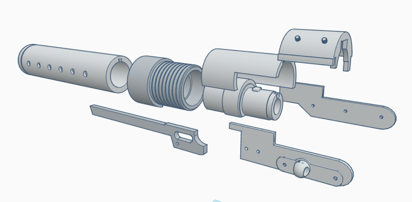 Star Wars A-180 Blaster for P08 Luger