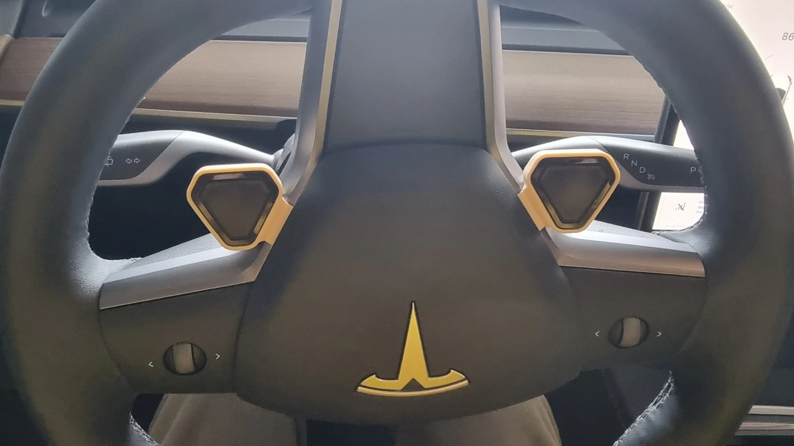 Tesla Model 3 - Lenkrad Knopf/Halterung - Steering wheel button/Holder - S3XY Butto - enhauton
