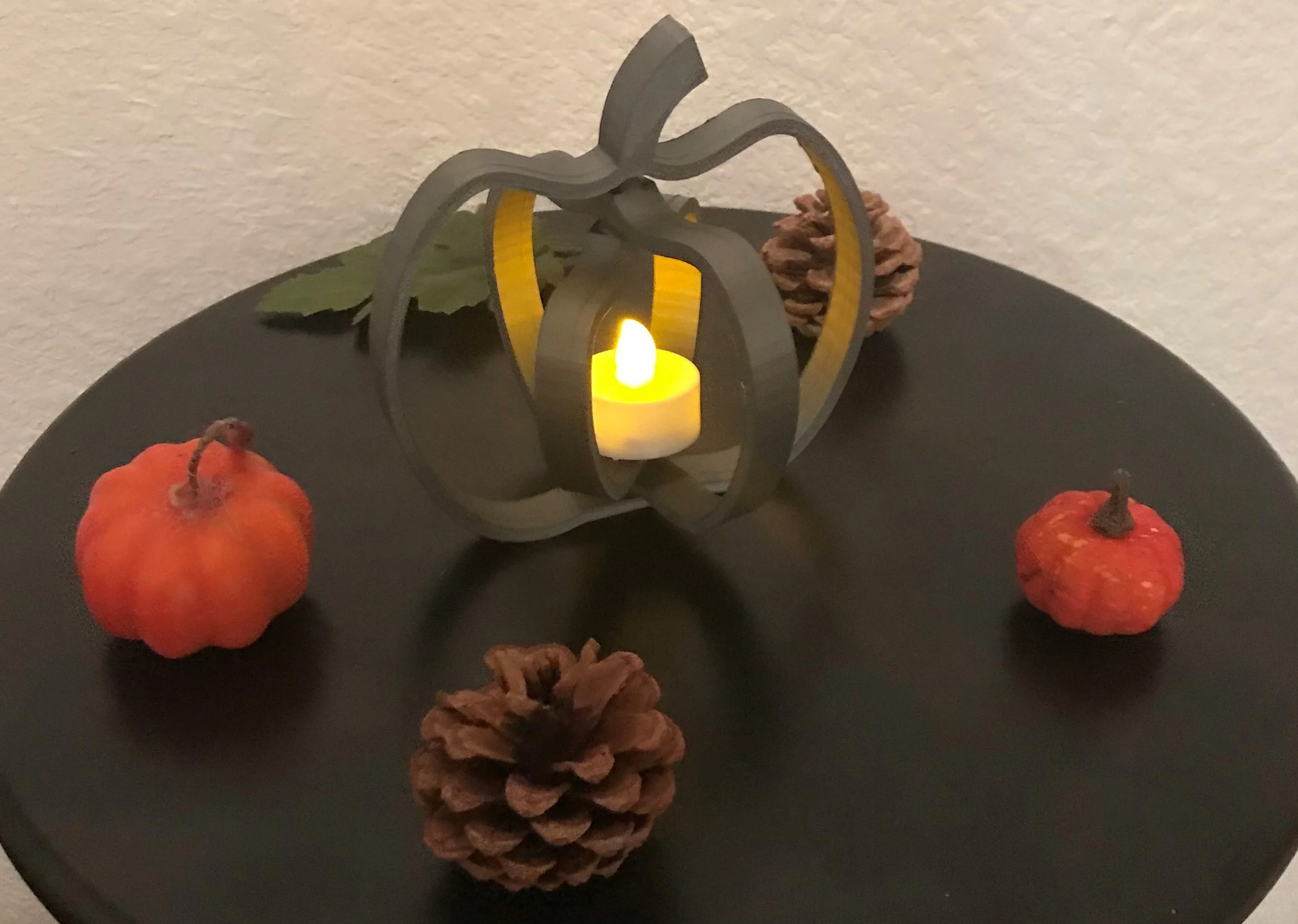 Fall/Halloween Spinning Pumpkin Decoration
