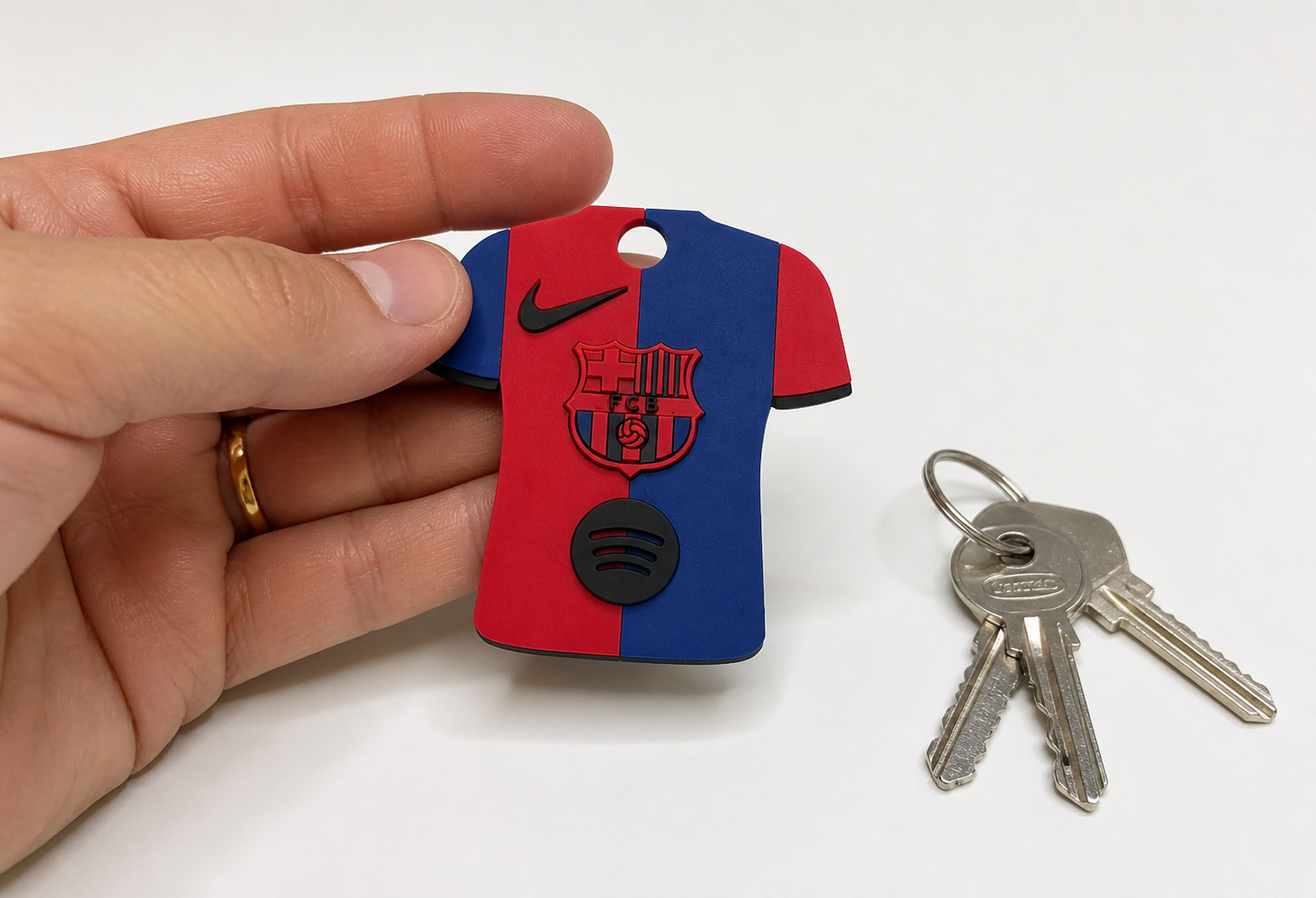 Barcelona Keychain Barca