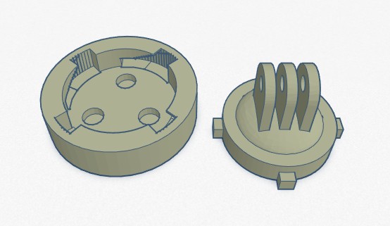 magnetic mount for the 70Mai Dashcam