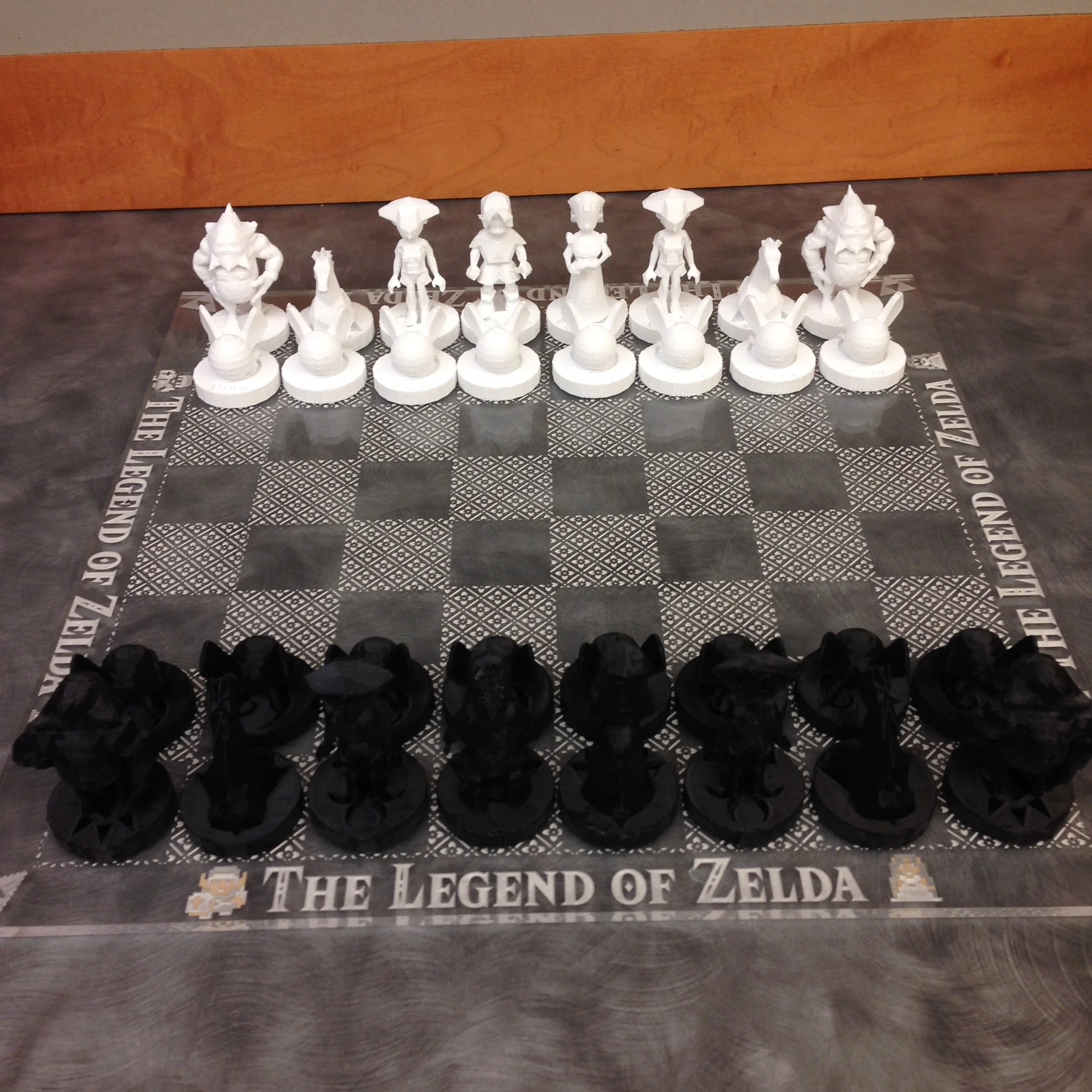 Ocarina of Time Zelda Chess Set
