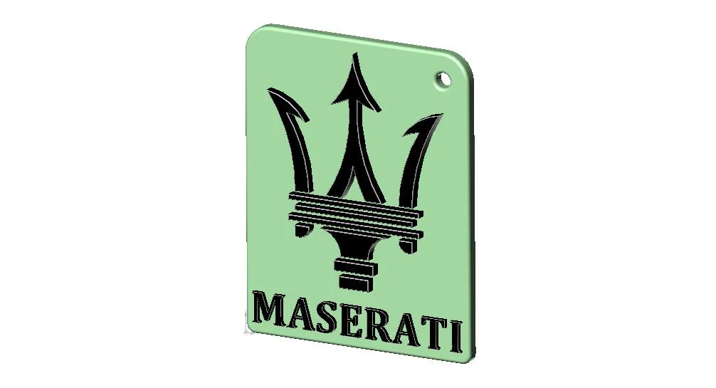 Maserati logo/keyring