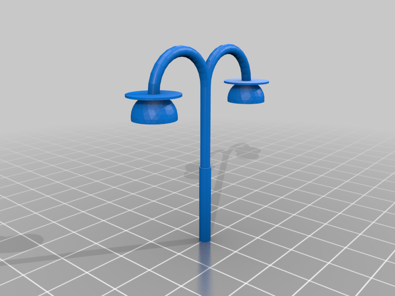 Double Streetlight N Scale