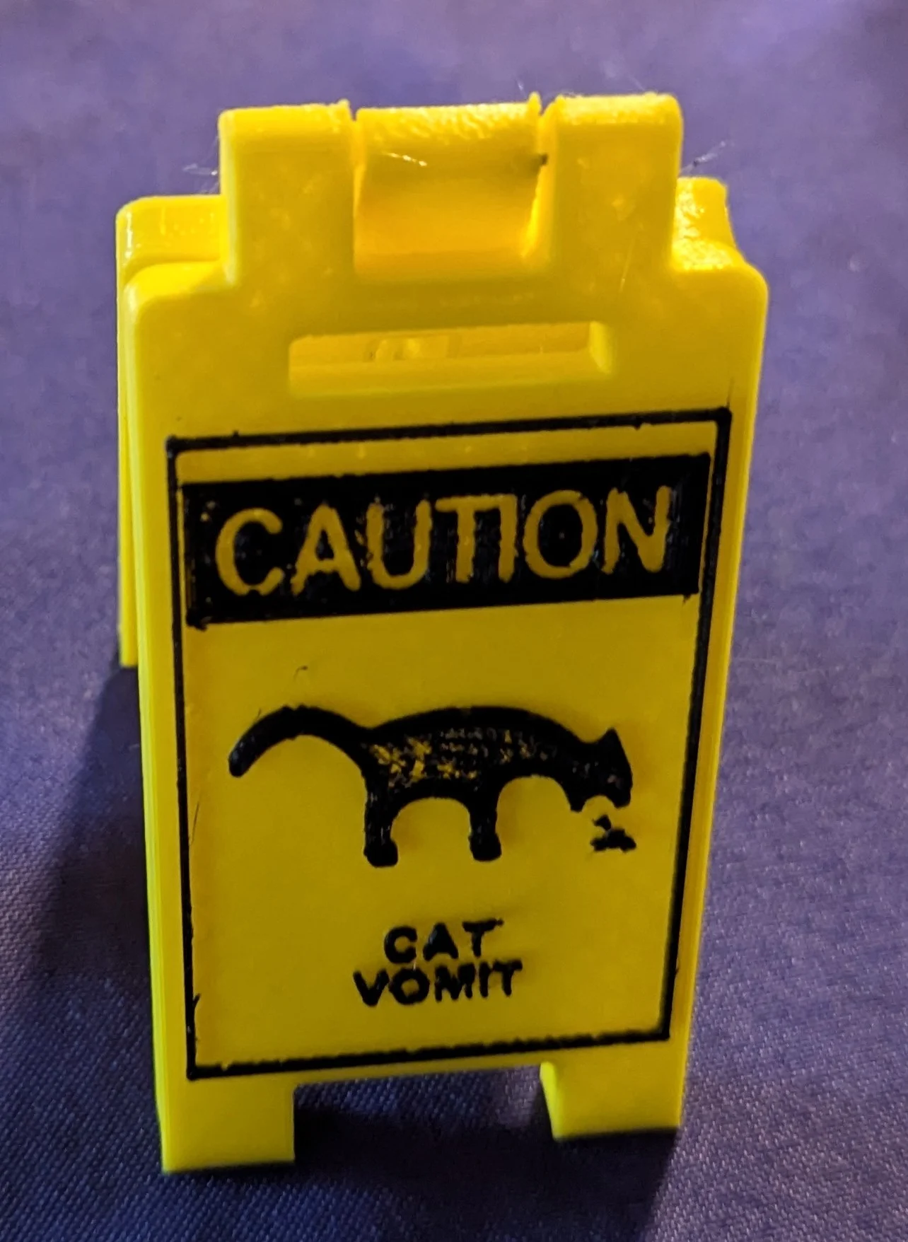 Caution: Cat Vomit