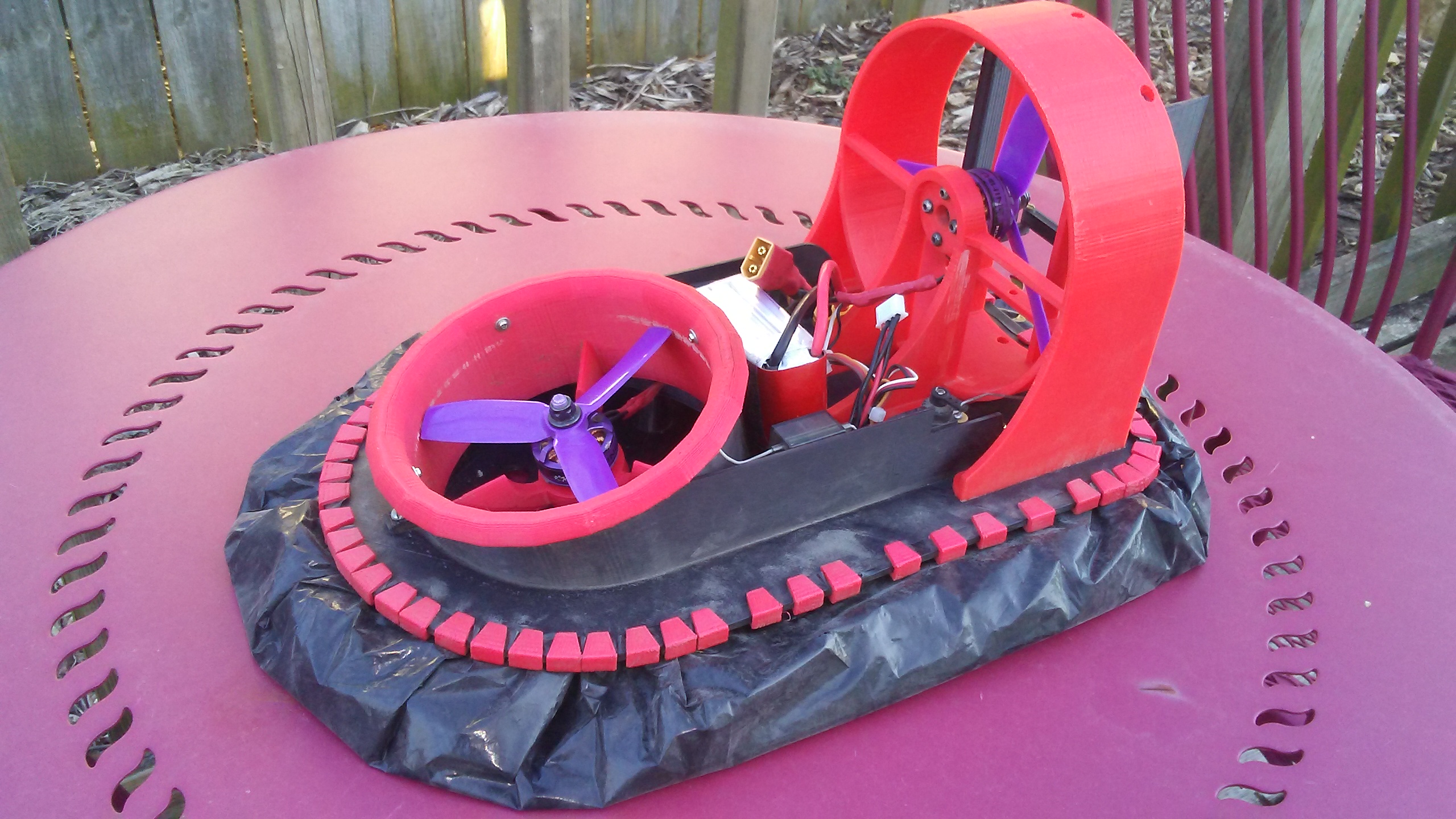 Brushless R/C Racing Hovercraft