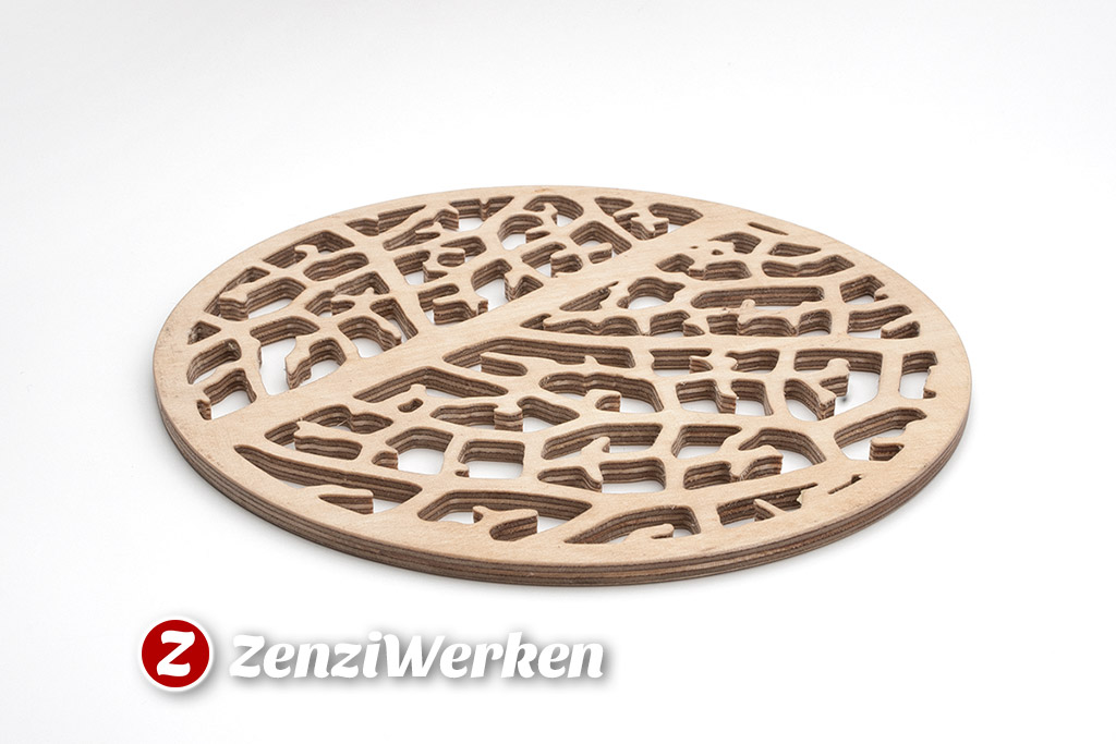 Leaf Structure Trivet cnc/laser