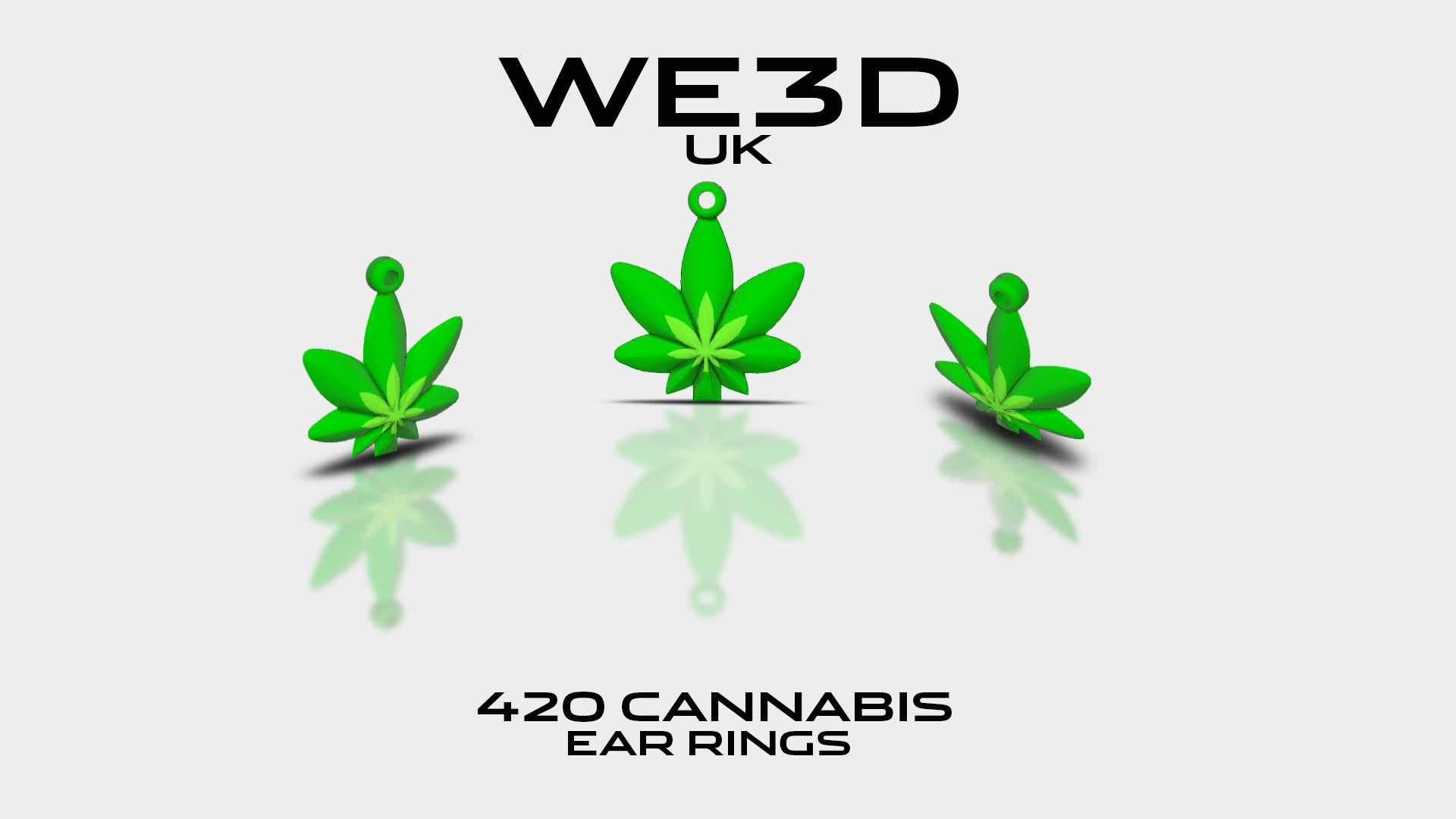420 Cannabis Leaf - Pendant Earing