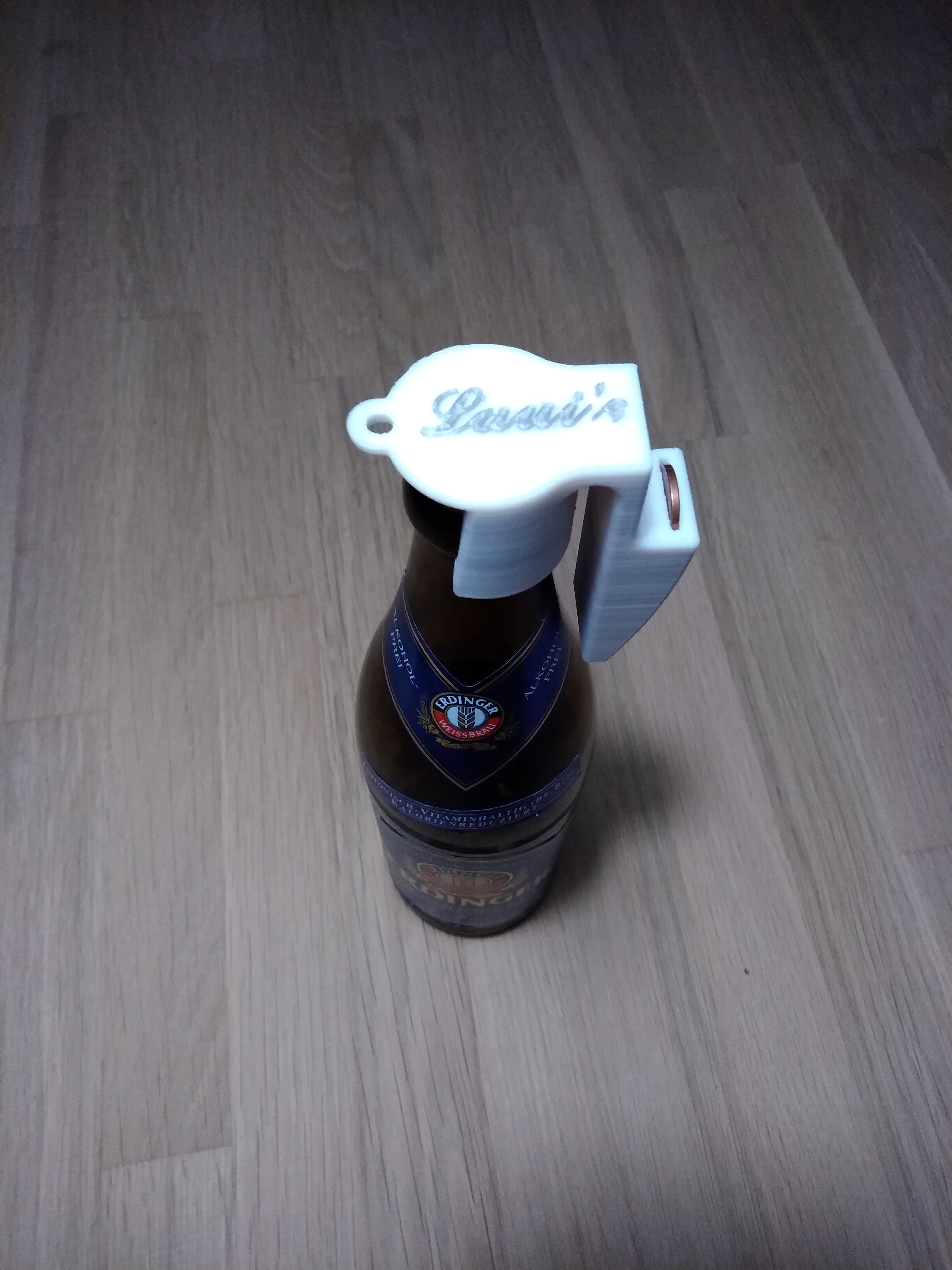 Bottle cap, Bottle opener, Bottle holder,  Flaschenöffner mit Halterung
