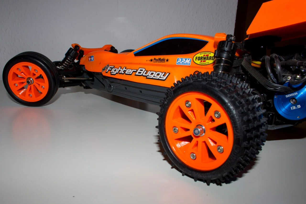 1:10 2WD Beadlock Rims (Tamiya Neo Fighter)