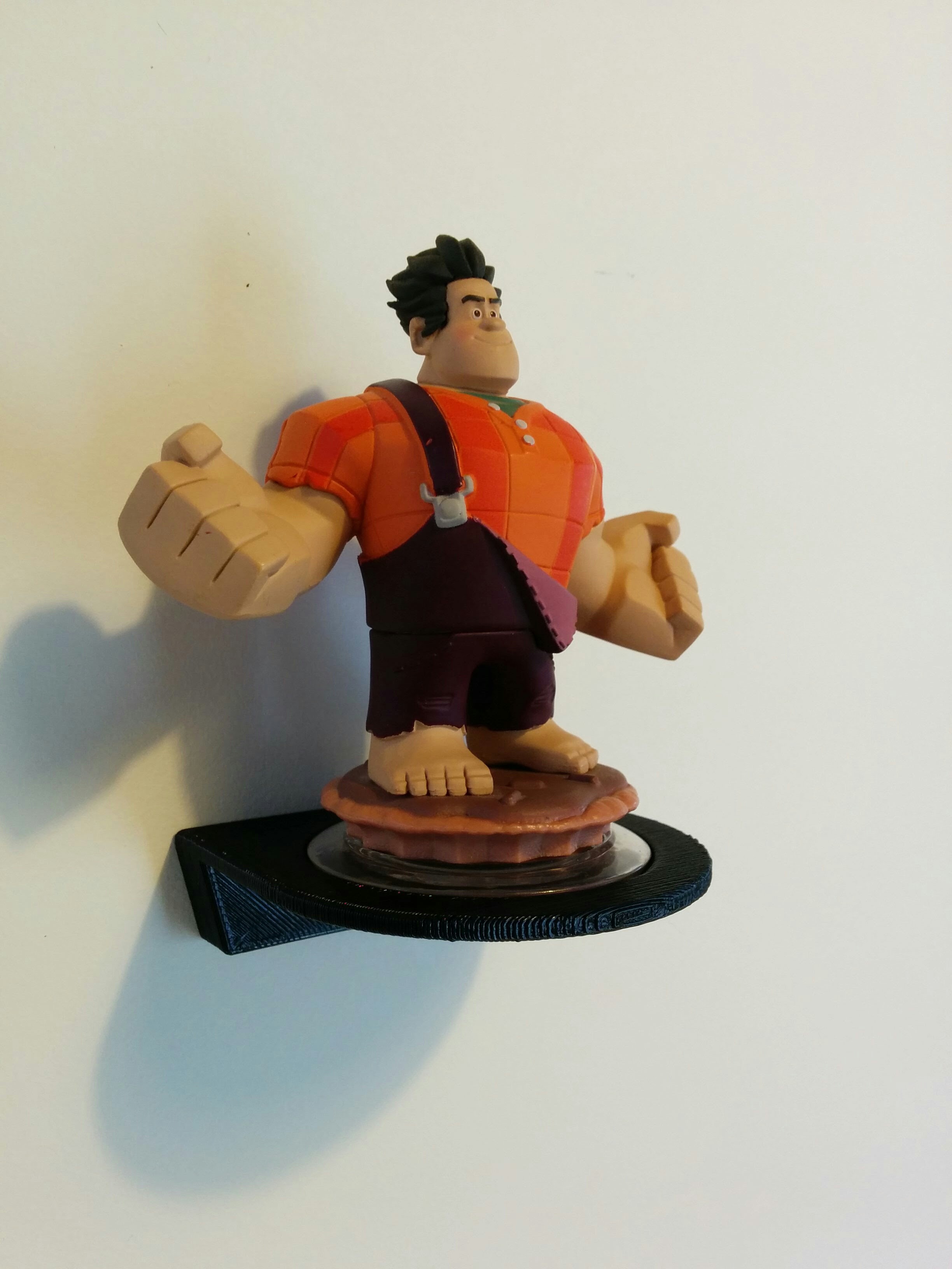 Disney Infinity Character Shelf using Command Strips