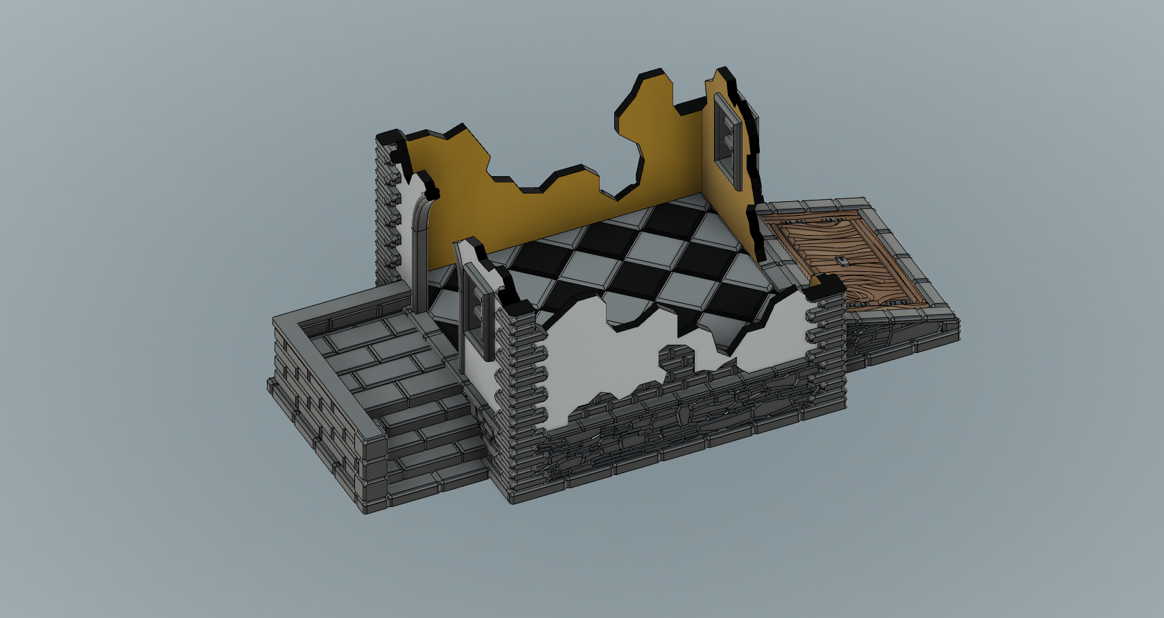 HenryCellarBuilding - Mordheim, Frostgrave, War-game terrain 28mm