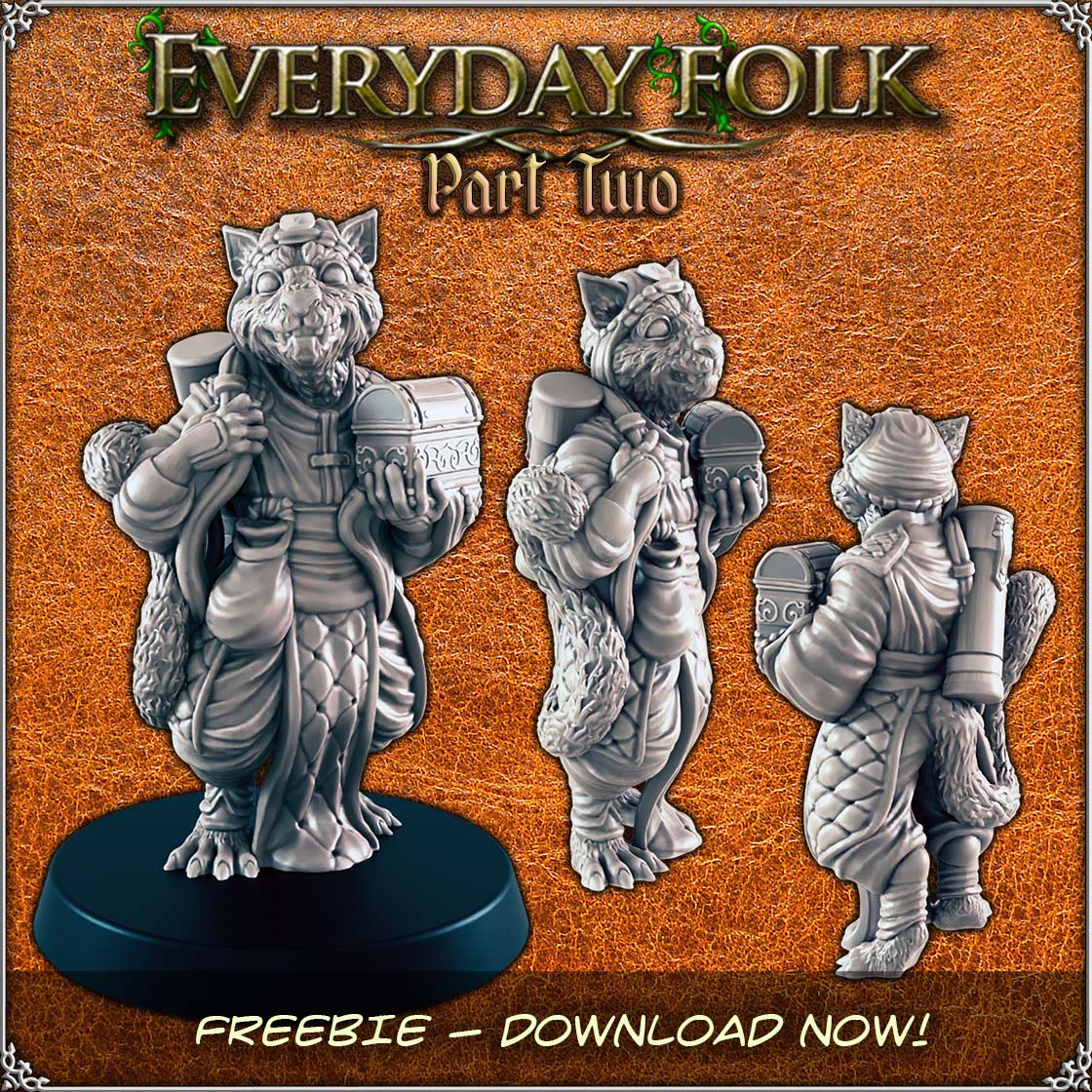 Catfolk Merchant - Support Free - Everyday Folk Pt 2