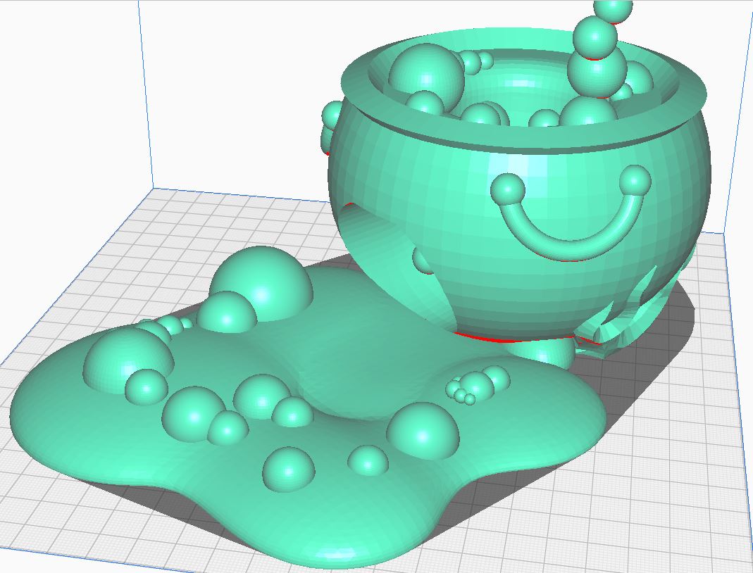 Resized Cauldron Dice Tower