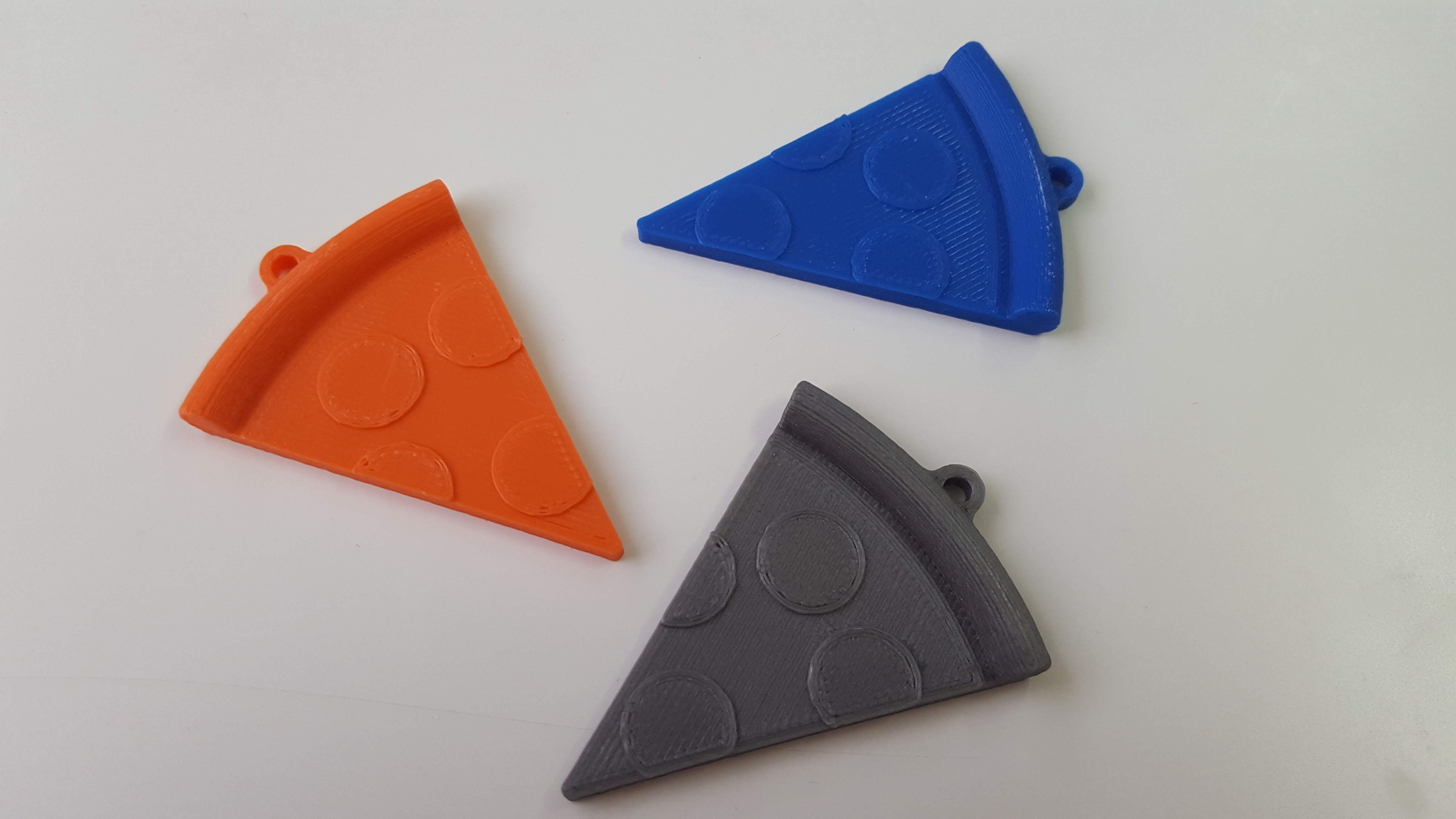 Pizza Keychain
