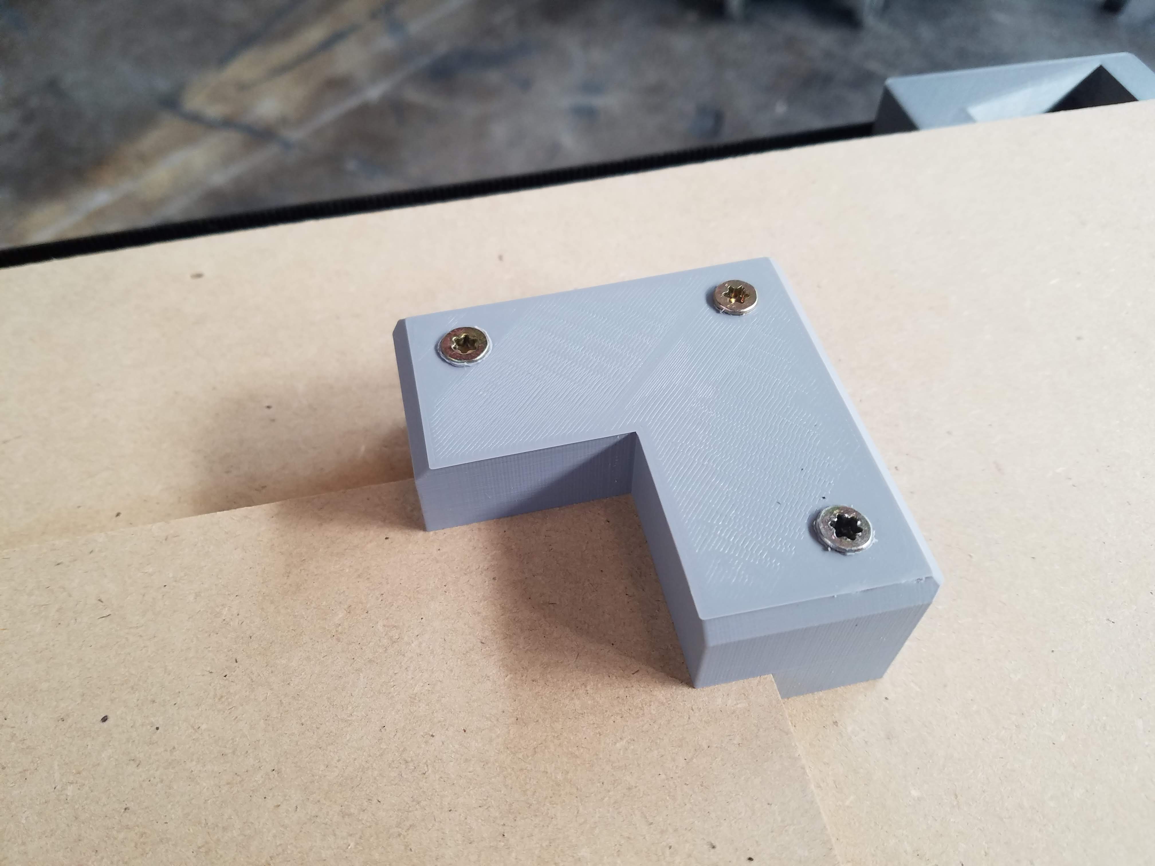 Waste Board Corner Guide Bracket