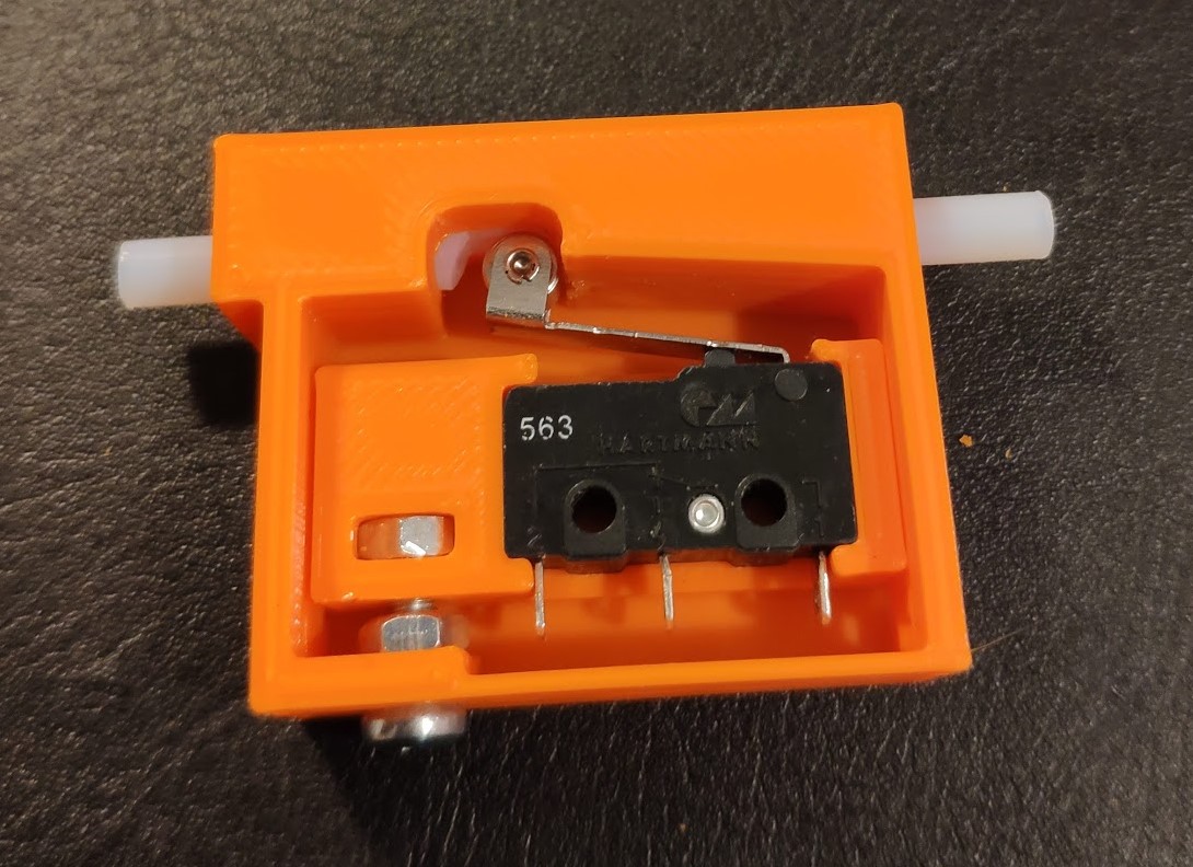Adjustable filament sensor with PTFE tube