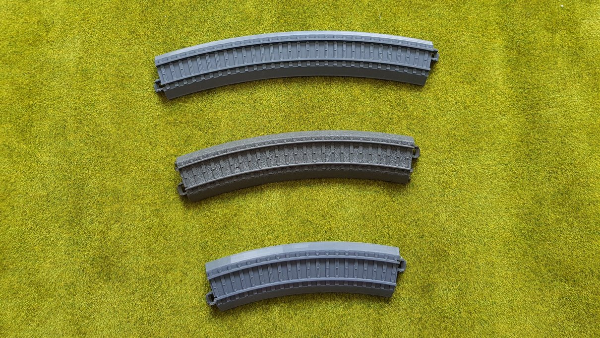 Curve track for Marklin C-track