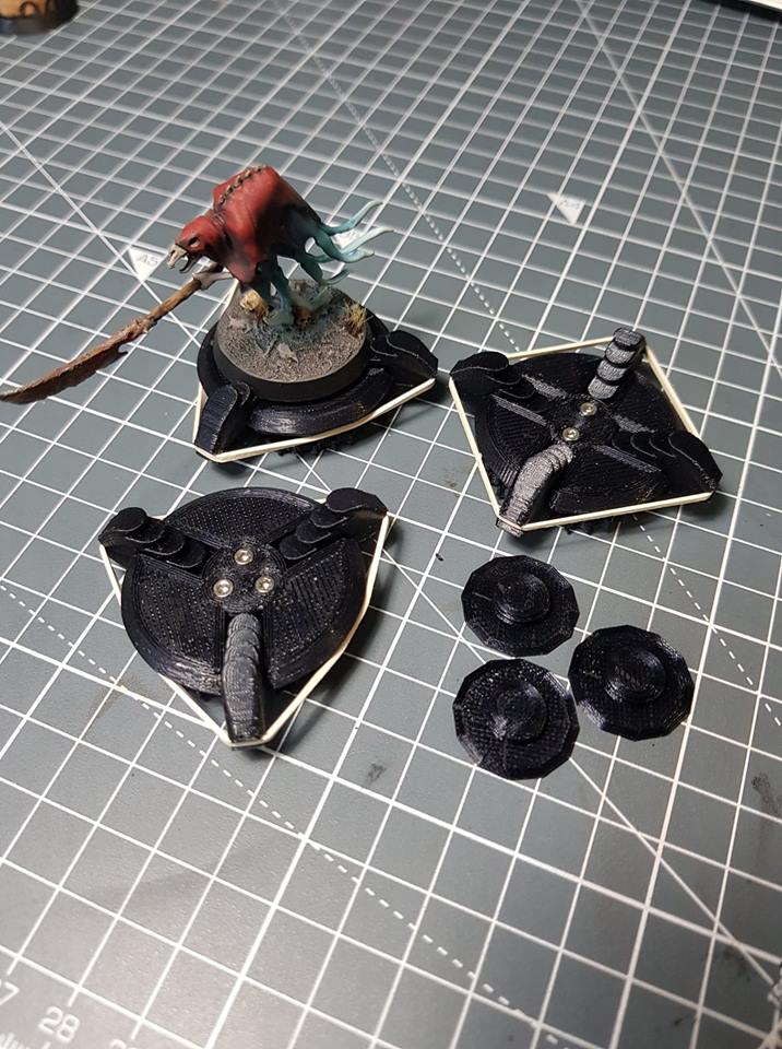 3 & 4 jawed miniature painting holder