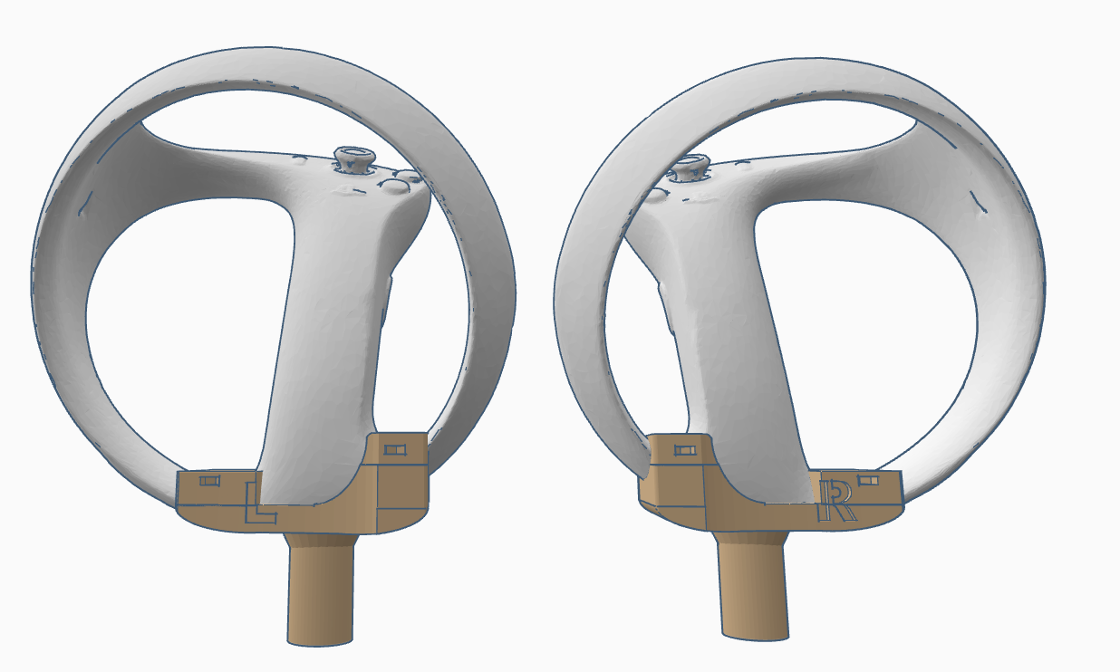 PS5 VR2 CONTROLLER TO RIFFLE MOUNT
