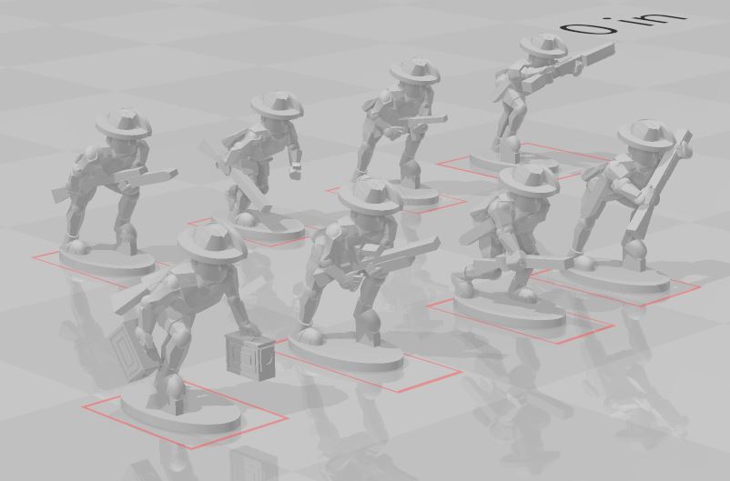 1-100 WW2 ANZAC Soldiers Pack 1