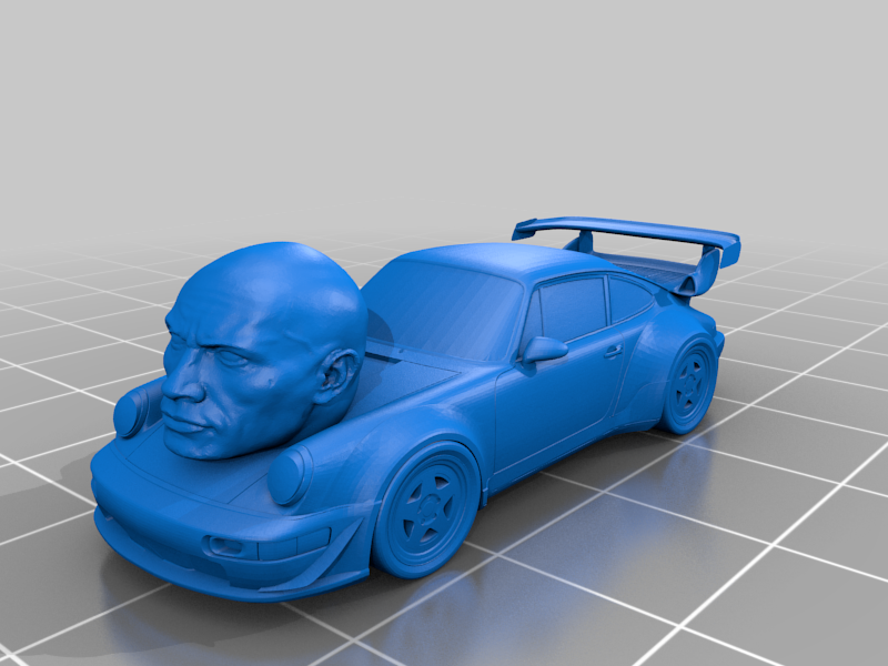 Dwayne Johnson Porsche 911 964 RWB