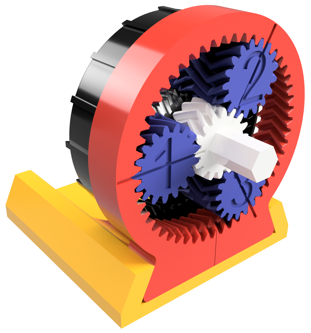 1379:1 Compound Planetary Gearbox