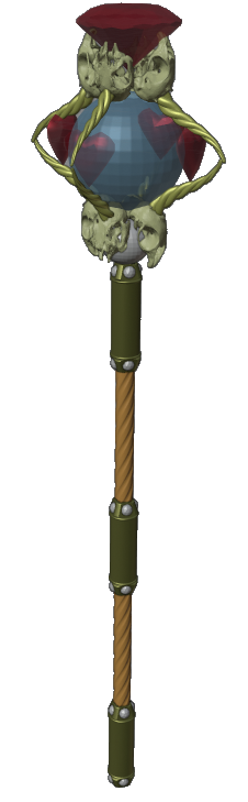 Katashakan Necromancer's Staff of the Blink Bunny