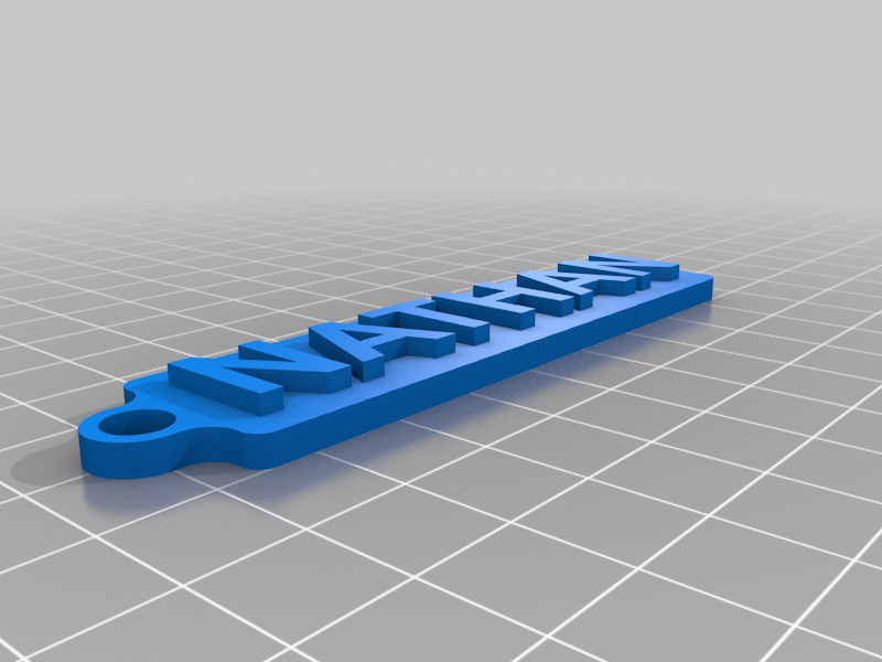 Porte clé prénom Nathan