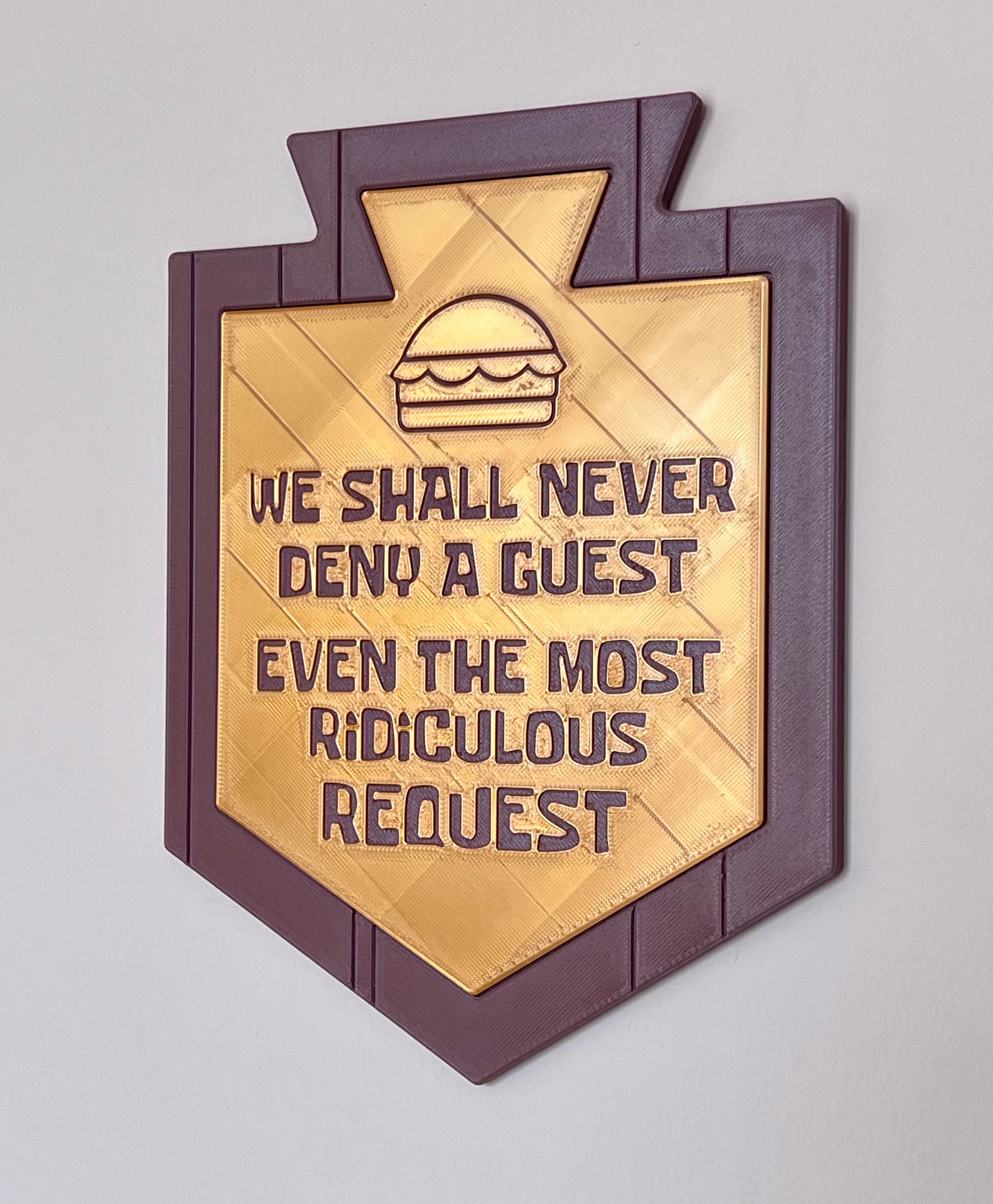 Krusty Towers Plaque