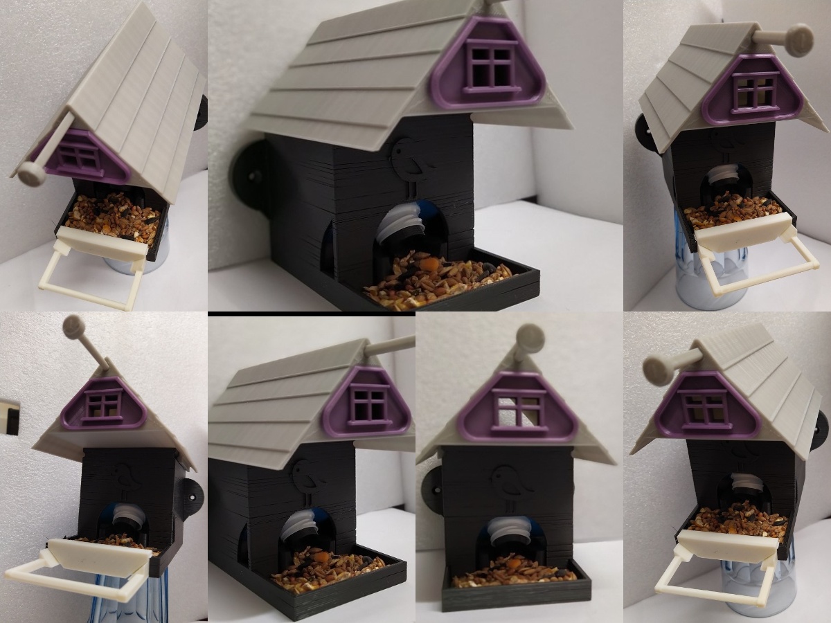 Bird Feeder - waterproof lining with Tetra Pak juice carton