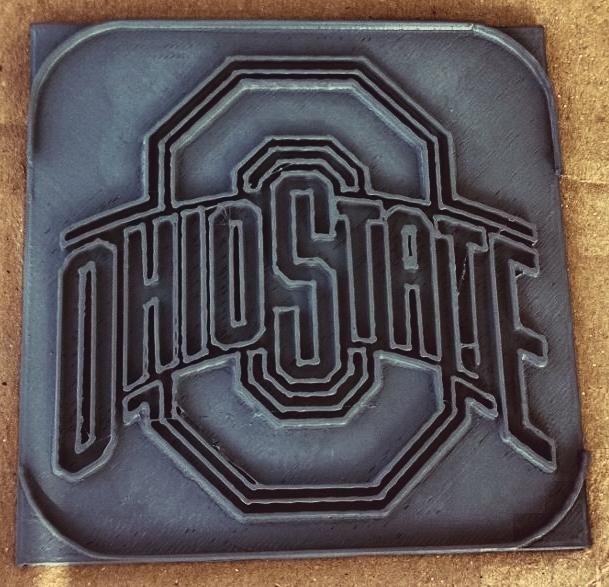 Ohio State Coaster and Holder