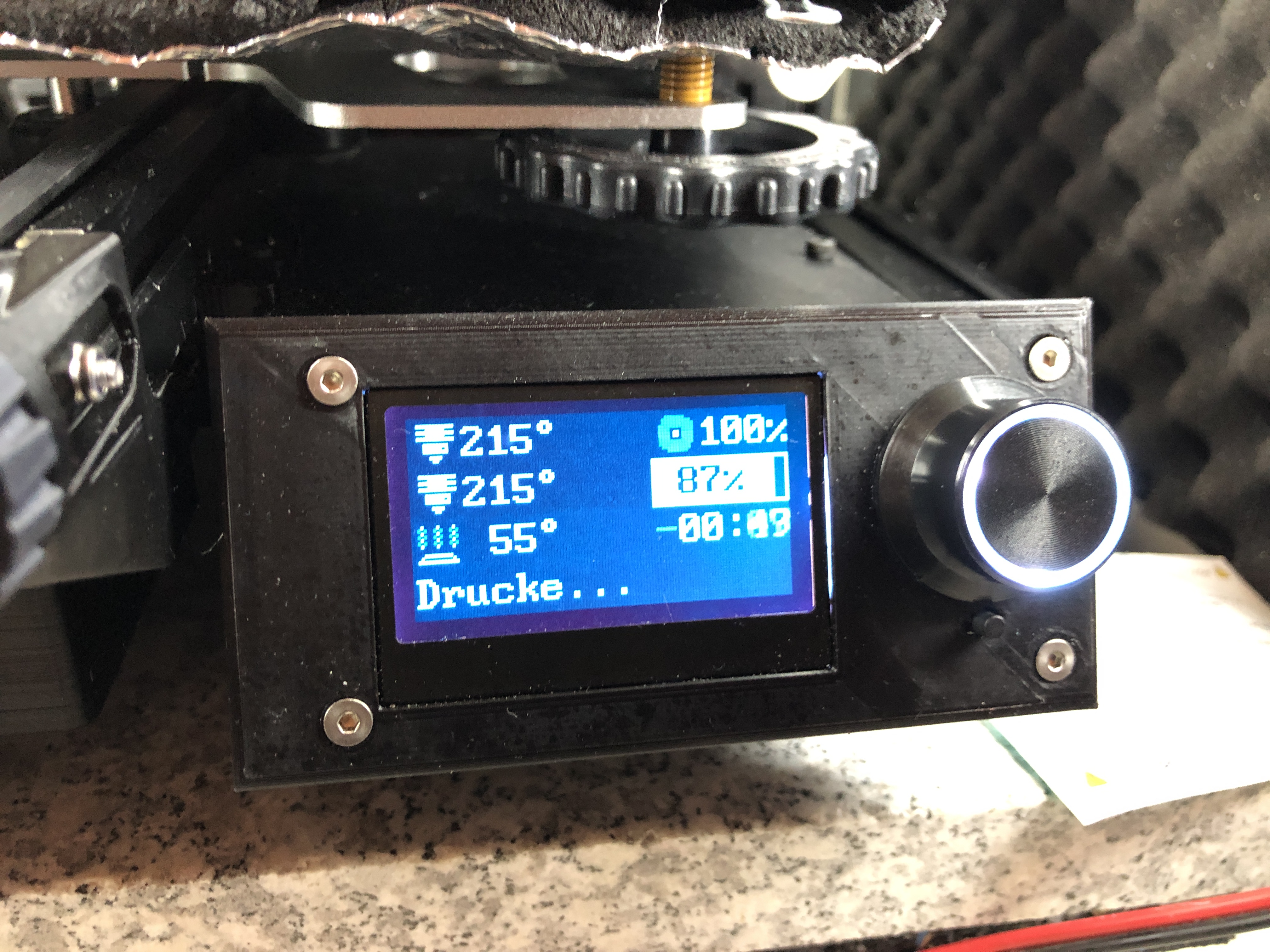 Ender 3 Control Box 3.0 right side | FYSETC Mini 12864 RGB